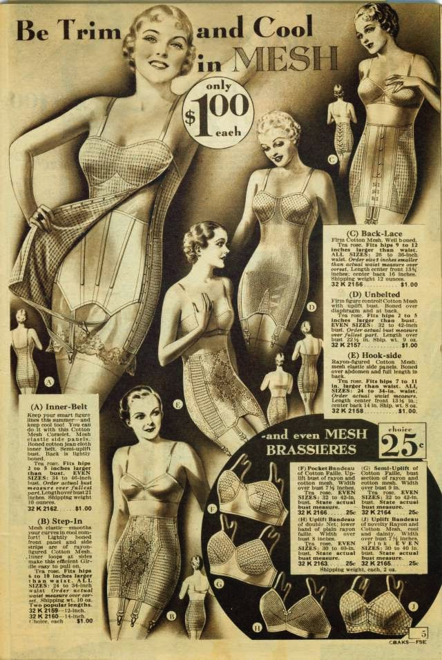 1955 Miriam Gates padded bra vintage ad