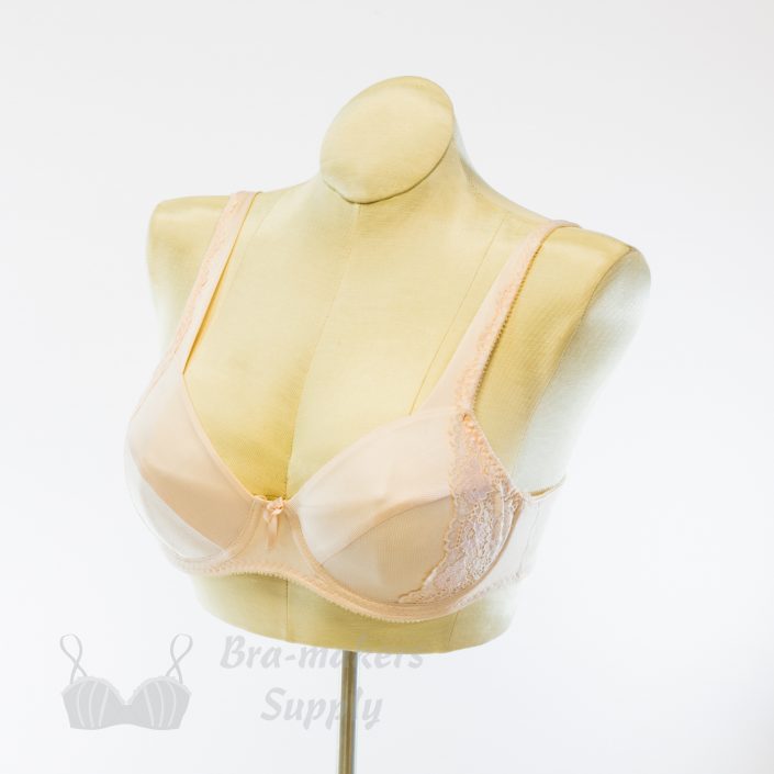 Bra-Makers Supply Bra Corset Samples Gallery peach duoplex and lace bra