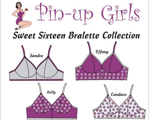 Bra Pattern, Sweet Sixteen Bralette Pattern Collection, Bra-Makers