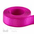 five eighths inch 16mm Strap Elastic fuchsia ES-5 or five eighths inch 16mm Satin Strap Elastic rose violet Pantone 17-2624 from Bra-makers Supply 1 metre roll shown