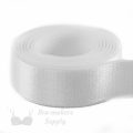 five eighths inch 16mm Strap Elastic white ES-5 or five eighths inch 16mm Satin Strap Elastic Bright White Pantone 11-0601 from Bra-makers Supply 1 metre roll shown