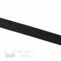 half inch 12mm Strap Elastic black ES-4 or half inch 12mm Satin Strap Elastic anthracite Pantone 19-4007 from Bra-makers Supply satin face shown