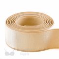 one inch 22mm Strap Elastic beige ES-8 or one inch 22mm Satin Strap Elastic frappe Pantone 14-1212 from Bra-makers Supply Hamilton 1 metre roll shown