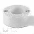 three quarters inch 19mm Strap Elastic white ES-6 or three quarters inch 19mm Satin Strap Elastic Bright White Pantone 11-0601 from Bra-makers Supply 1 metre roll shown