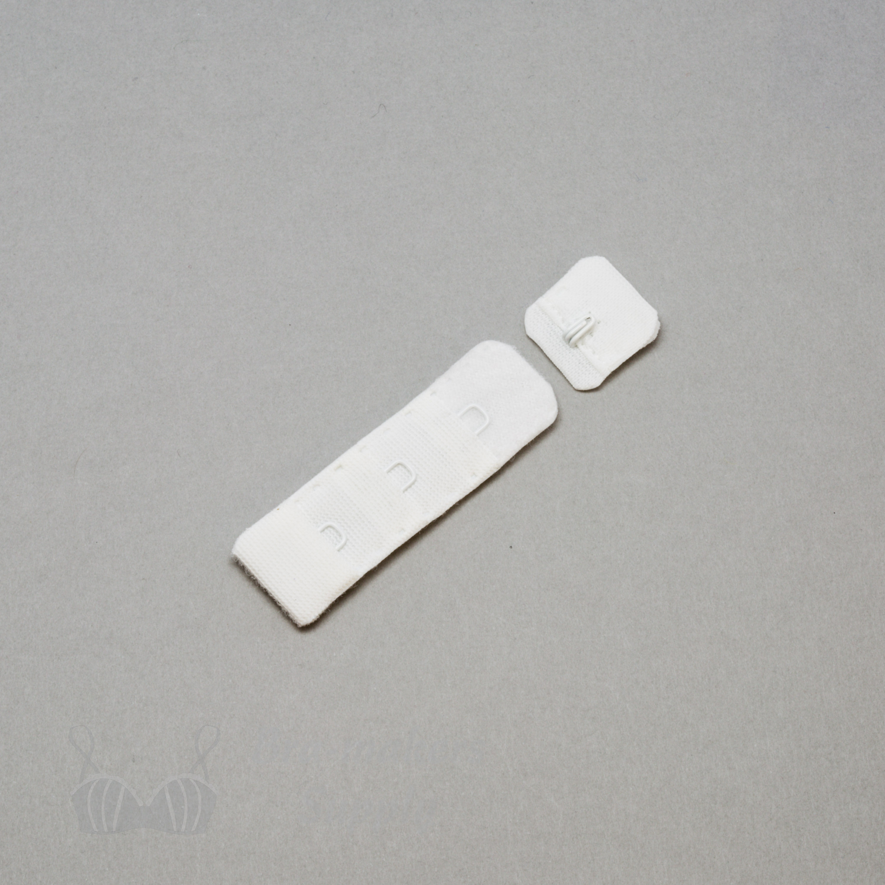 White Bra Making Replacement Hook and Eye Tape Closures 2 Rows 1 1/2 Wide  Lingerie Design, DIY Bra Supplies HE132W 