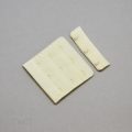 3x3 bra hook and eye ivory HS-33 or 3x3 hook and eye back closures winter white Pantone 11-0507 from Bra-Makers Supply front shown