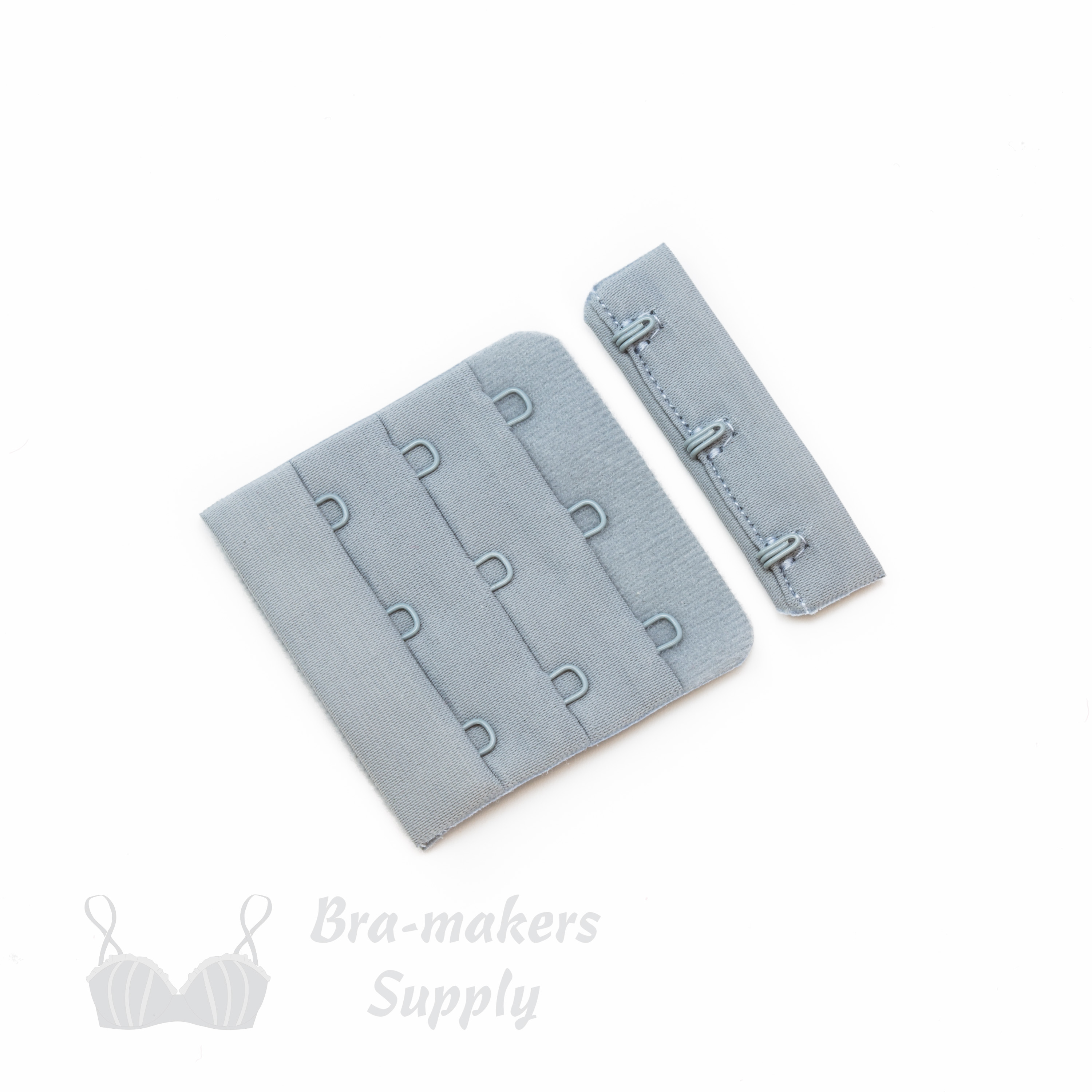 Off White Bra Hook and Eye Back Closure - 2 x 3 - Connectors - Bra Making  Supplies - Notions