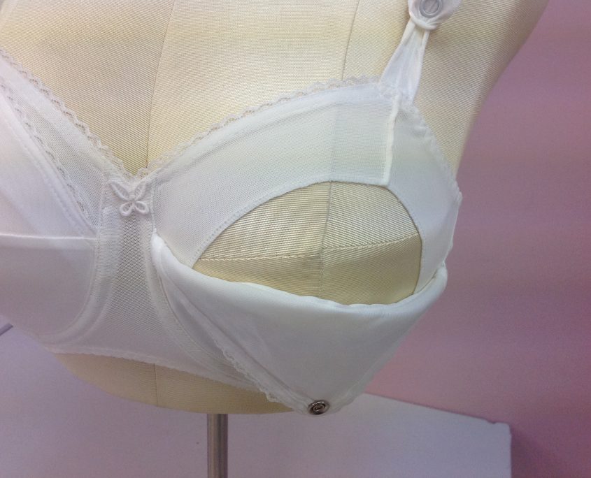 How to draft a Vintage nursing bra top down