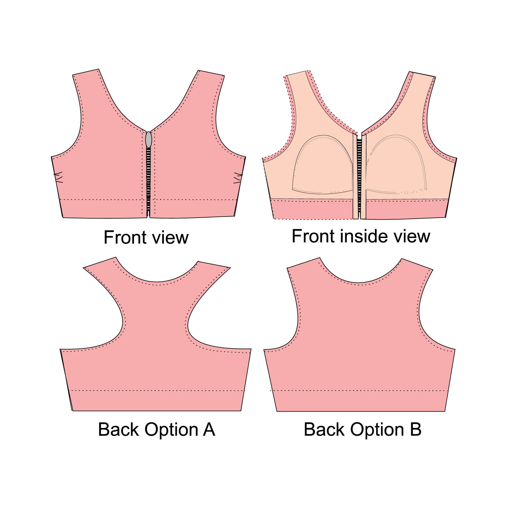 Sports bra sewing patterns The Last Stitch