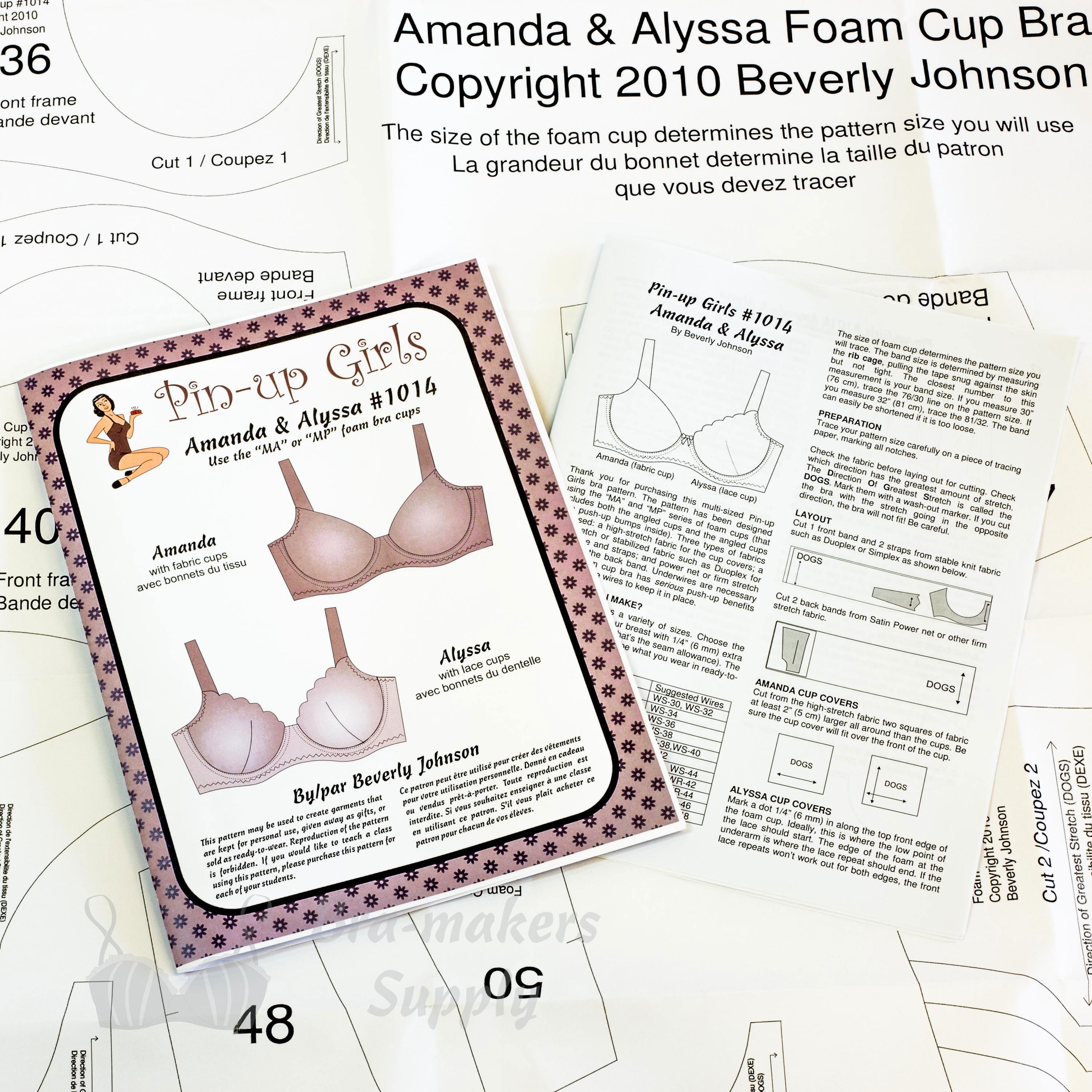 Pin-up Girls Amanda Foam Cup Bra pattern review by Rsadowski