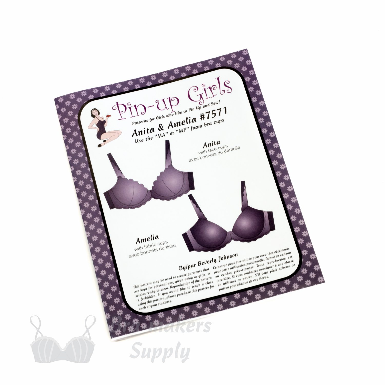 T Shirt Foam Cup Bra With Lace Pattern Bra Makers Supply 
