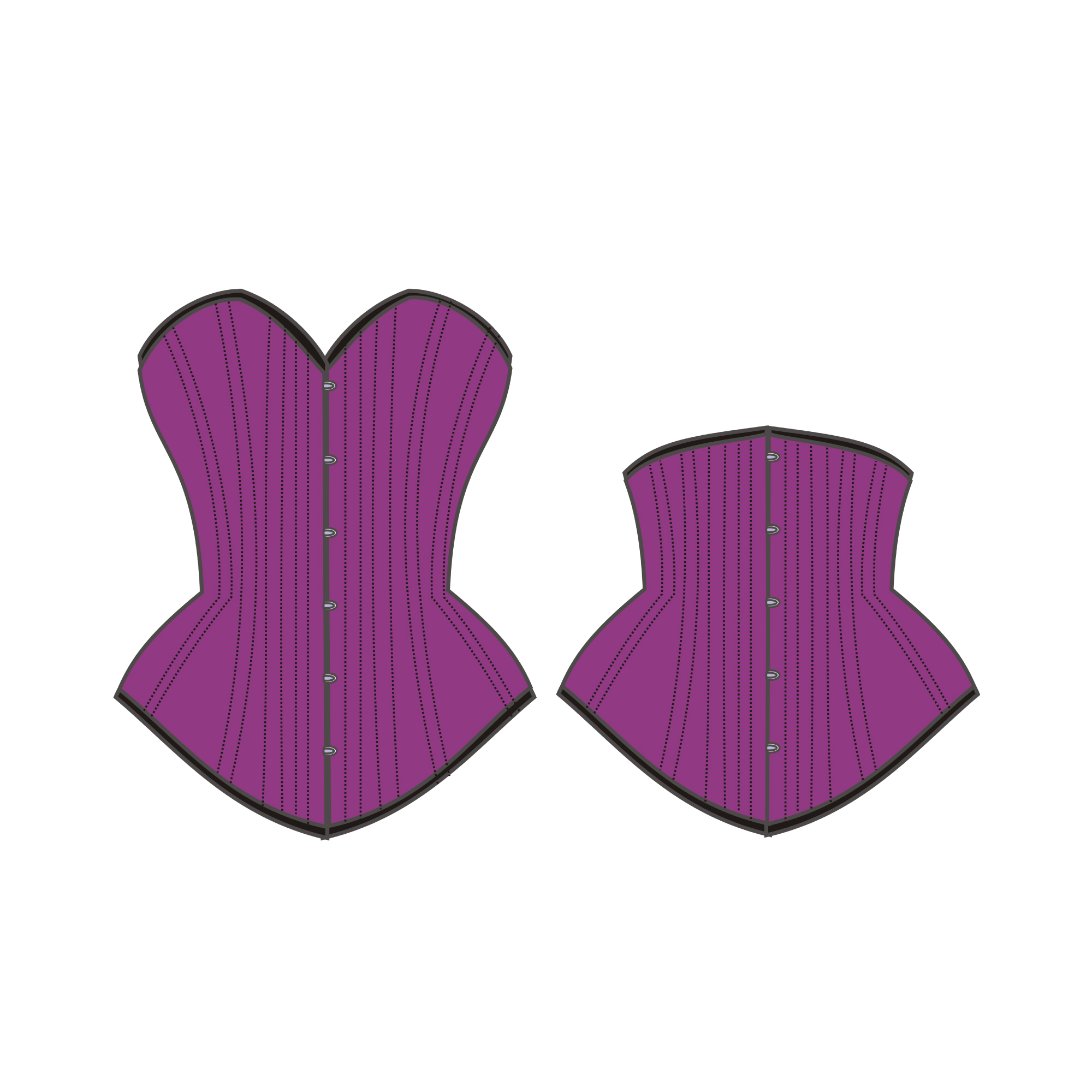 Set - Bikini Classic + Bra Crop Top + Lace Garter Belt - Sewing Patter –  BusinkaMania