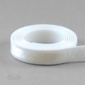 half inch satin stripe strap elastic or 12 mm bra strap elastic ES-44 white from Bra-Makers Supply 1 metre rolls shown