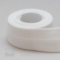 one inch or 25 mm silicone gripper elastic EG-8 white from Bra-Makers Supply 1 metre roll shown