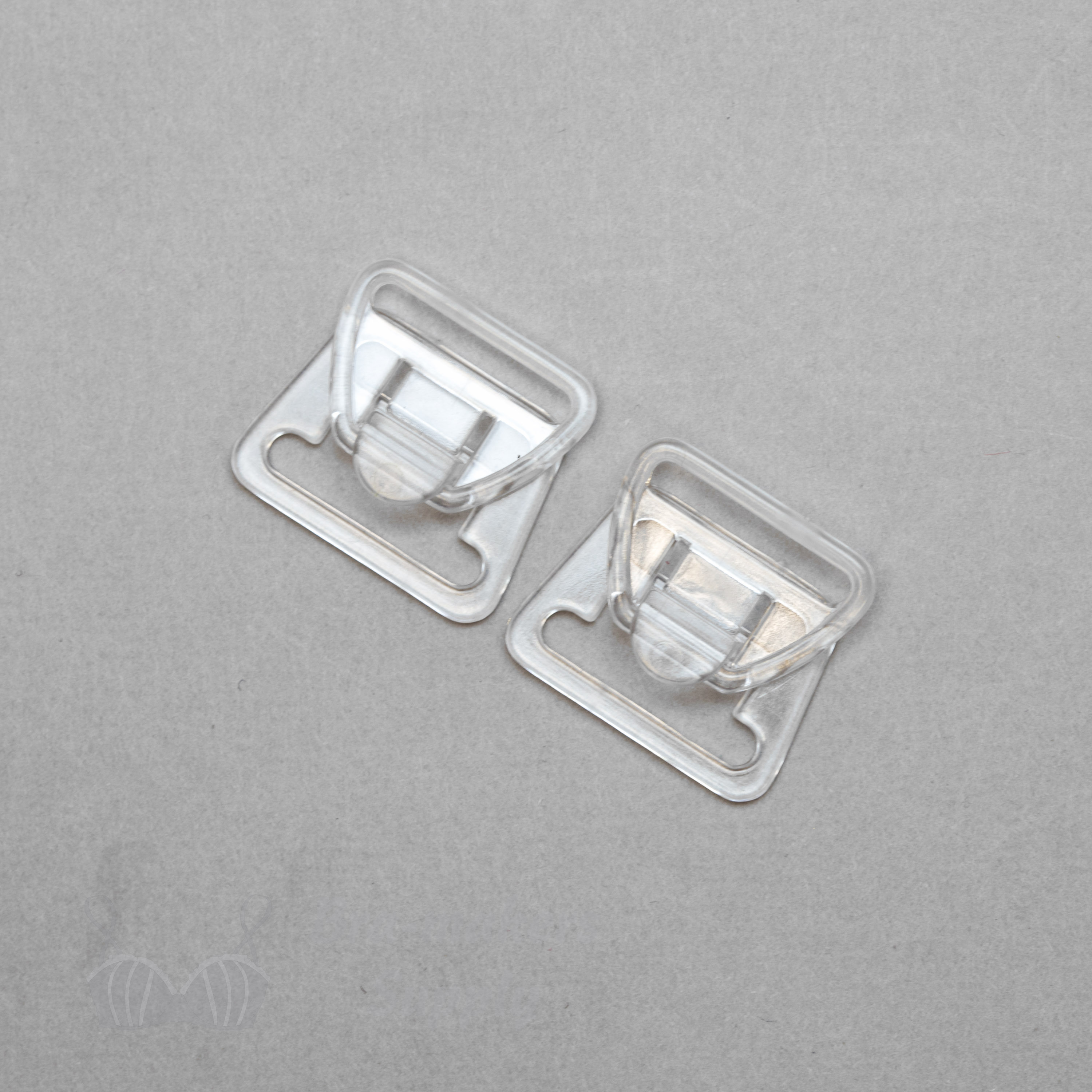 Bra Clasp - Maternity/Nursing - 10/12mm PLASTIC, WHITE, per pair