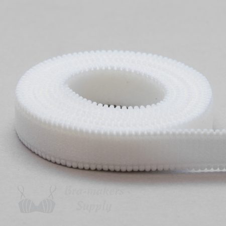 soft touch bra strap elastic ES-31 white from Bra-Makers Supply 1 metre roll shown