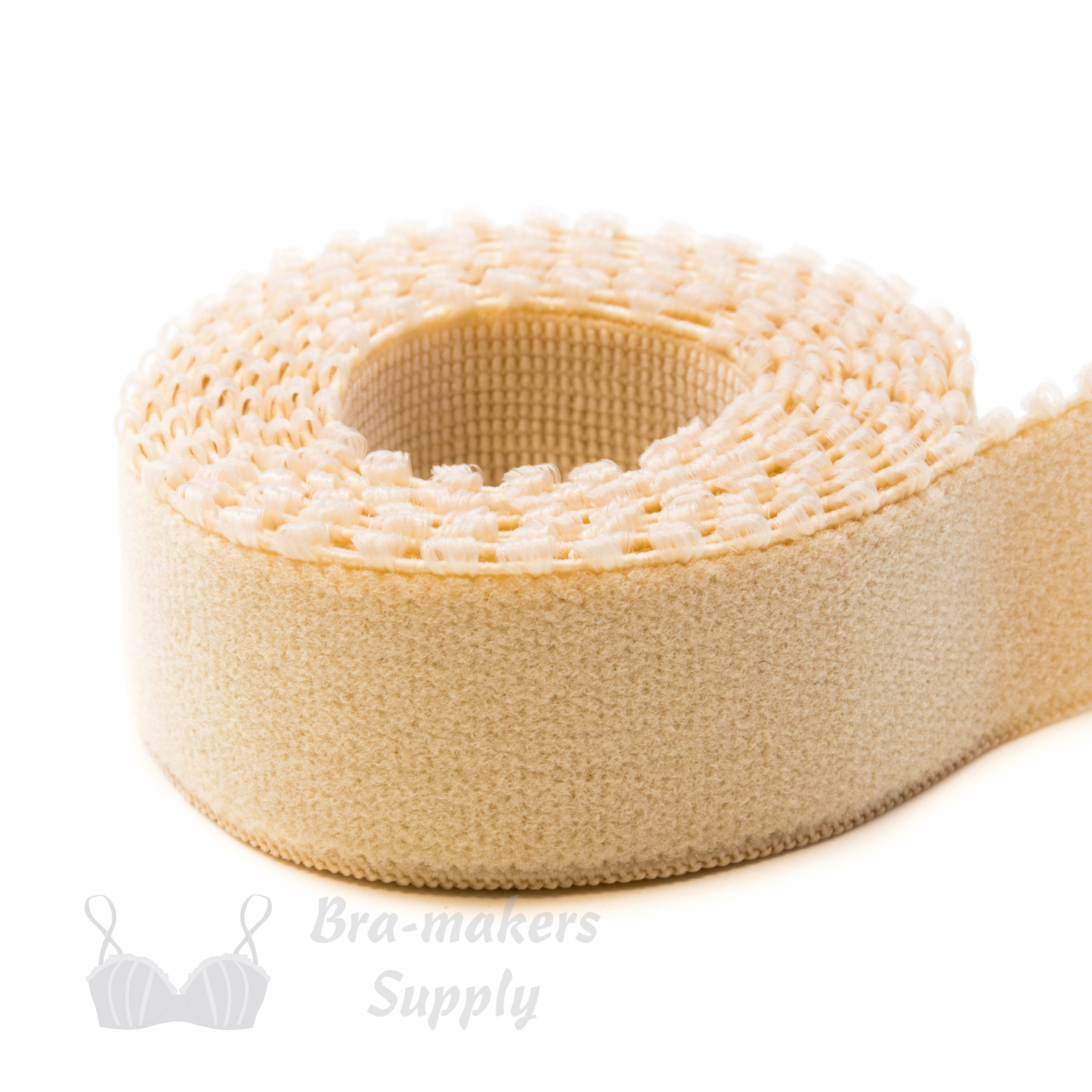 https://www.braandcorsetsupplies.com/wp-content/uploads/2016/07/three-quarters-inch-soft-plush-back-elastic-EB-67-beige-or-19mm-bra-band-elastic-Pantone-14-1212-frappe-from-Bra-Makers-Supply-1-metre-roll-shown.jpg