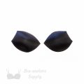 angled foam bra cups swimwear cups MA-40 black from Bra-Makers Supply