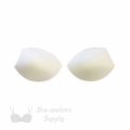 angled foam bra cups swimwear cups MA-42 white from Bra-Makers Supply