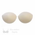balconette foam bra cups swimwear cups MB-50 beige from Bra-Makers Supply