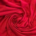 organic cotton jersey fabric FC-2 warm red from Bra-Makers Supply twirl shown