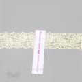 stretch laces - 2 inch - 5 cm two inch light yellow floral stretch lace edge LS-20 220 from Bra-Makers Supply ruler shown