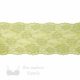 stretch laces - 4 inch - 11 cm four inch spring green floral stretch lace LS-52 74 from Bra-Makers Supply