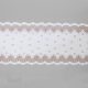 stretch laces - 5 inch - 13 cm five inch off-white copper floral stretch lace LS-63 1528 from Bra-Makers Supply