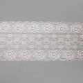 stretch laces - 5 inch - 13 cm five inch pink floral scalloped stretch lace LS-60 402 from Bra-Makers Supply