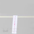 stretch laces - Half inch - 1.2 cm half inch off-white floral stretch edging LS-05 15 from Bra-Makers Supply ruler shown