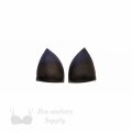 triangle foam bra cups swimwear cups MT-10 black from Bra-Makers Supply