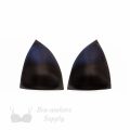 triangle foam bra cups swimwear cups MT-26 black from Bra-Makers Supply