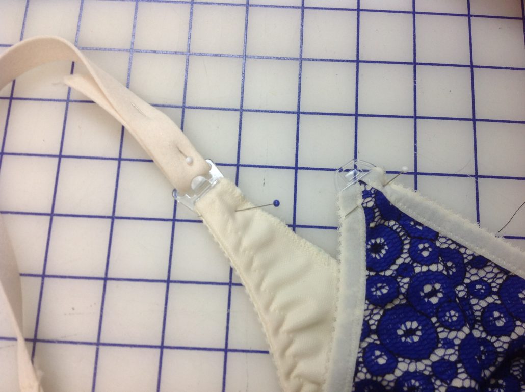 Ezi-sew Nursing bra clips shown on both parts