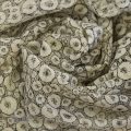 poppy rigid lace fabric LFR-65585 ivory from Bra-Makers Supply twirl shown