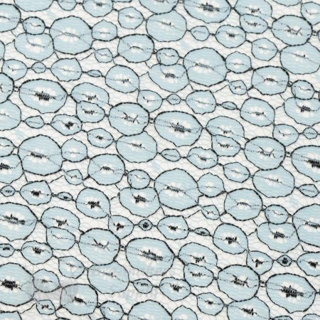 light blue lace fabric