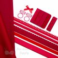 single bra kit-large KS-2 red pantone 18-1764 lollipop from Bra-Makers Supply