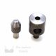 size 2 five sixteenths of an inch or 8 mm grommet hole cutting dies BGH-56.2 from Bra-Makers Supply front view shown
