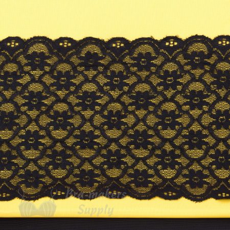 yellow stretch lace fabric