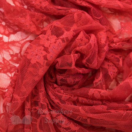 coral stretch lace fabric