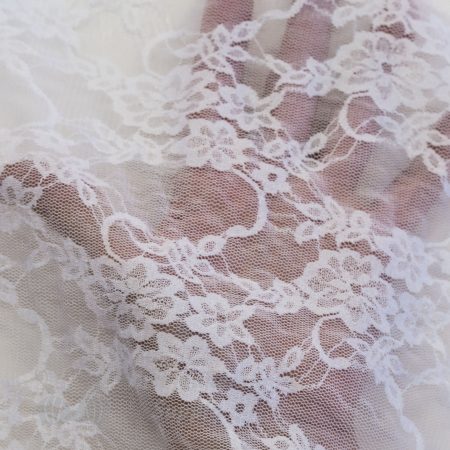 floral stretch lace fabric