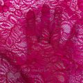 megan allover rigid lace fabric LFR-337 raspberry from Bra-Makers Supply hand shown