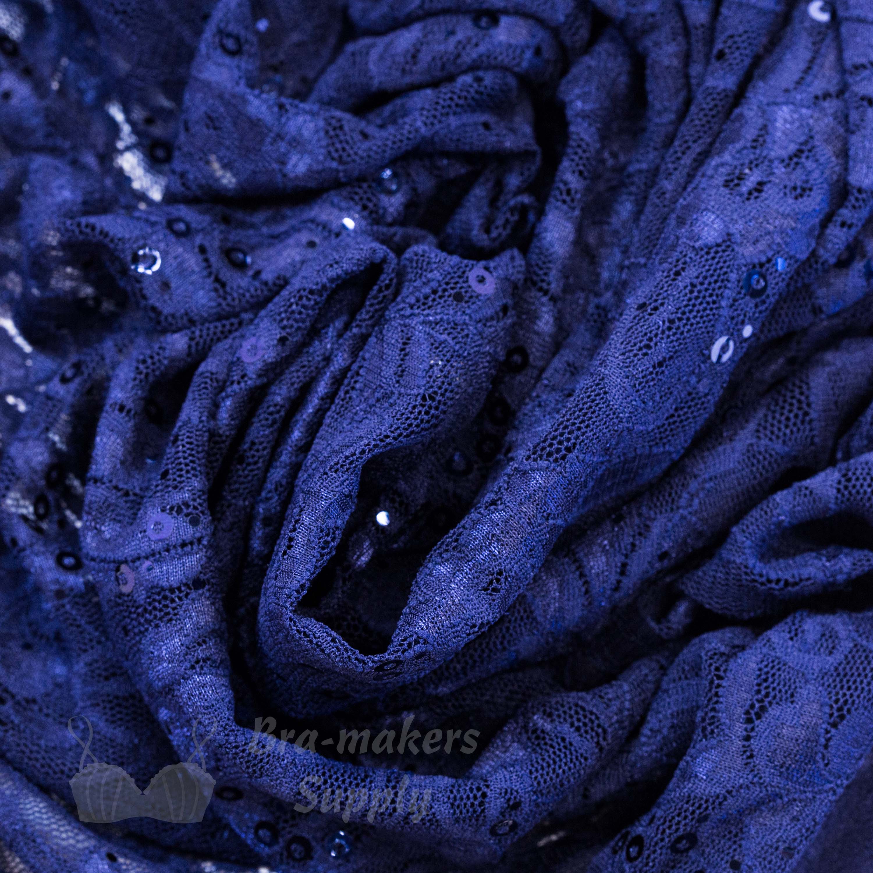 navy blue stretch lace fabric