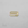 seven eighths of an inch or 22 mm Jewellery quality metal g-hooks gold silver plated GH-82 gold from Bra-Makers Supply 1 hook shown