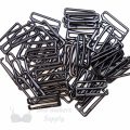 seven eighths of an inch or 22 mm nylon coated metal g-hooks GH-8200 black from Bra-Makers Supply 100 hooks shown