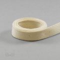 three eighths of an inch cotton twill tape or 10 mm seam tape TTC-10 natural from Bra-Makers Supply 1 metre roll shown