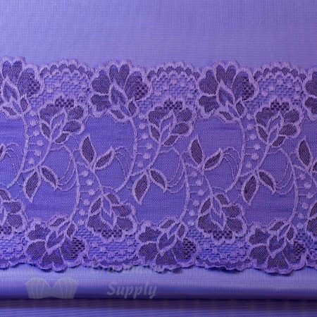 lilac trio bra fabrics pack with lilac purple floral stretch lace KT-53.5357 from Bra-Makers Supply