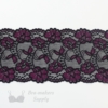 Six Inch Black Fuchsia Floral Stretch Lace Bra Makers Supply