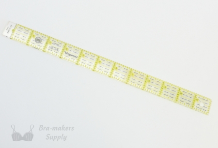 12X1 Omnigrid Clear Ruler Bra-Makers Supply