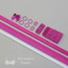 Fuschia Small Bralette Findings Kit Bra-Makers Supply