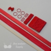 Red Large Bralette Findings Kit Bra-Makers Supply